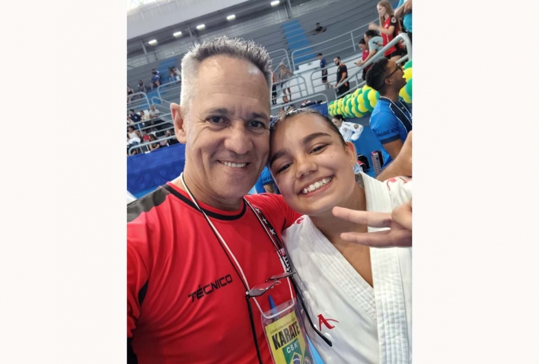 Sensei Clodoaldo e Emanuely
