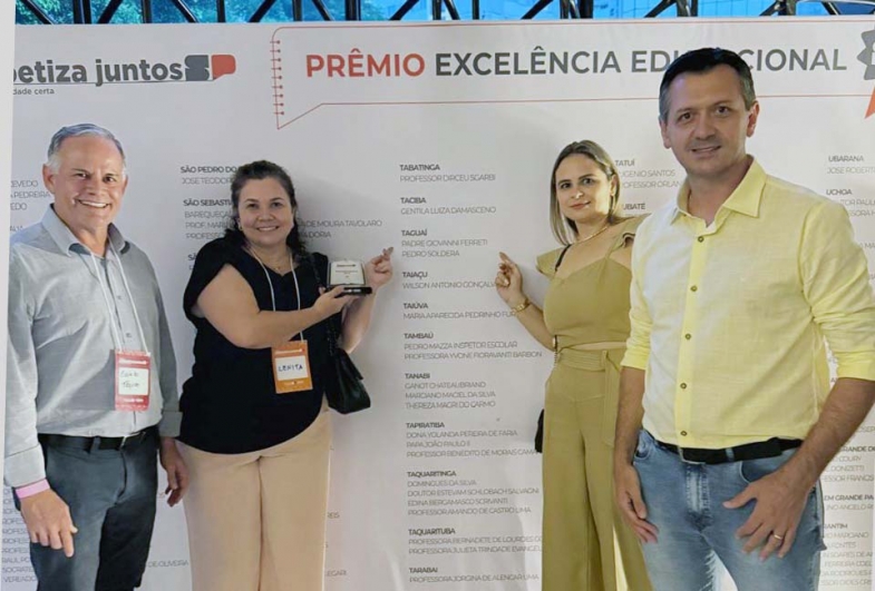 Taguaí recebe Prêmio Excelência Educacional pelo 2º ano consecutivo