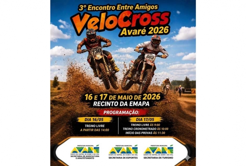 3º Encontro Entre Amigos de VeloCross acontece neste final de semana em Avaré
