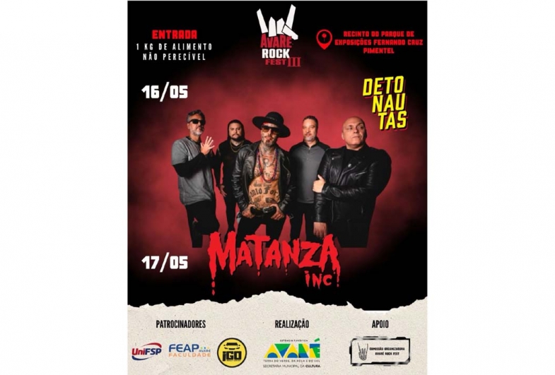 Detonautas é atração neste sábado, 16, no 3º Avaré Rock Fest, que segue até domingo, 17