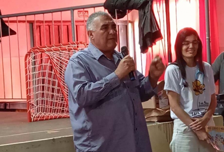 Prefeito João esteve presente e acompanhou a palestra