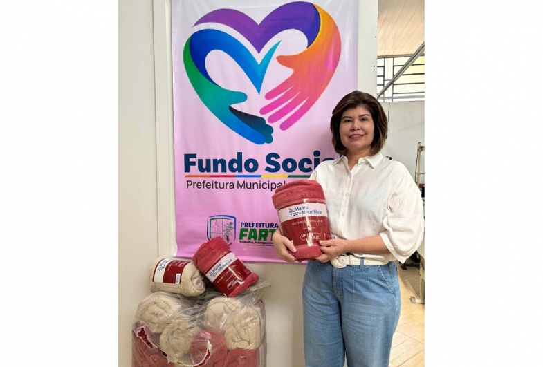 Campanha do Agasalho de Fartura recebe doação de cobertores do Fundo Social de São Paulo