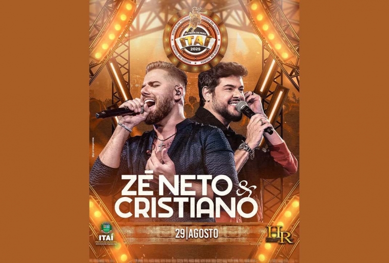 Festa do Peão de Itaí 2025 promete agitar a  região com grandes shows e estrutura completa