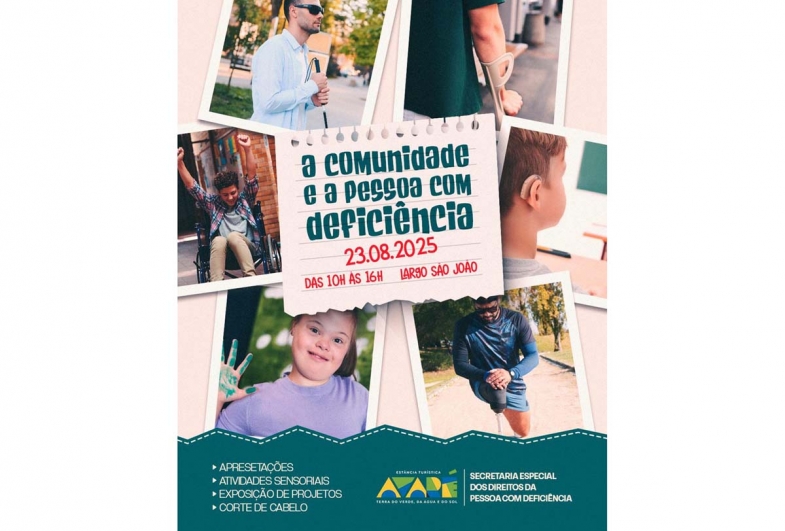 Evento que une sociedade em prol da inclusão acontece no sábado, 23 em Avaré
