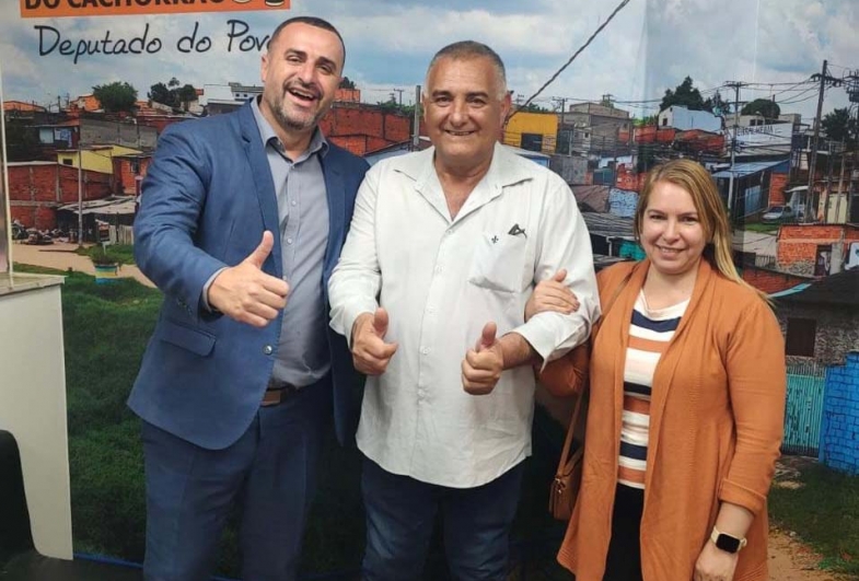 Prefeito João da Tapera e primeira-dama Wilma buscam recursos para Sarutaiá em São Paulo