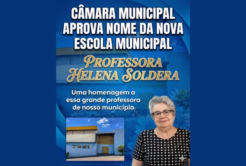 Câmara de Taguaí aprova nome da nova escola municipal