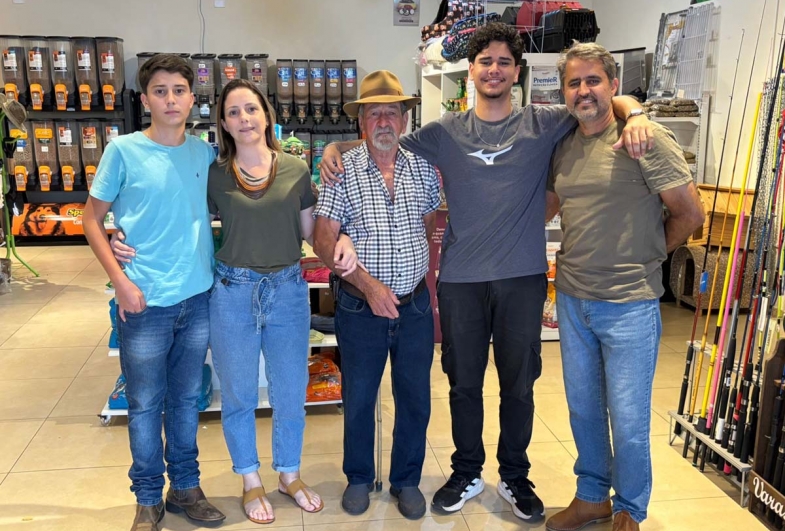 Olavo Ribeiro, Ana Paula Gabriel, Luiz Roberto Vieira, Heitor Ribeiro e Márcio