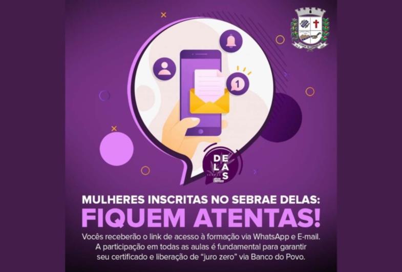 Fundo Social: Começa hoje a capacitação “Sebrae Delas”, para mulheres de Fartura