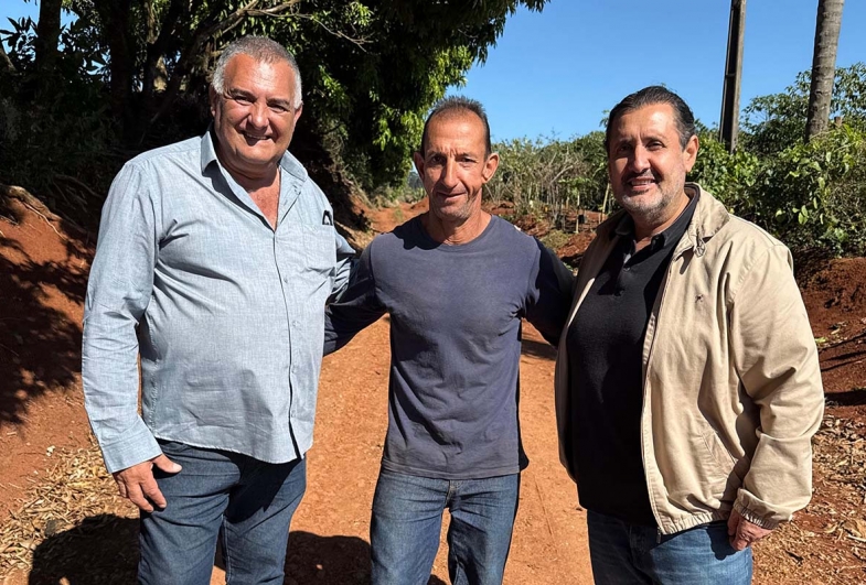João da Tapera, vereador Bodinho e Adriano