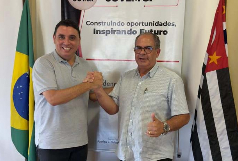 Coordenador estadual Juliano Borges e prefeito Marcão