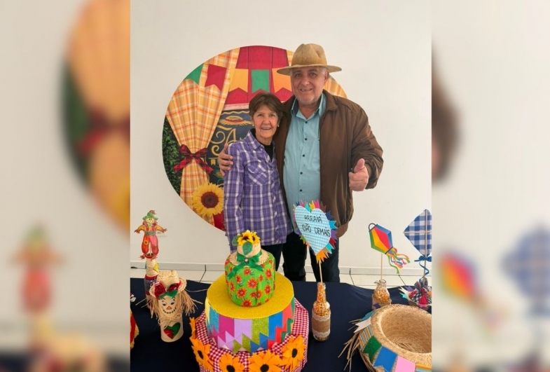 Prefeito João da Tapera e dona Ivanir