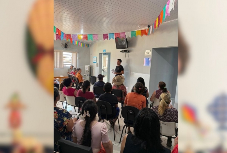 Palestra com o fisioterapeuta Wellinton
