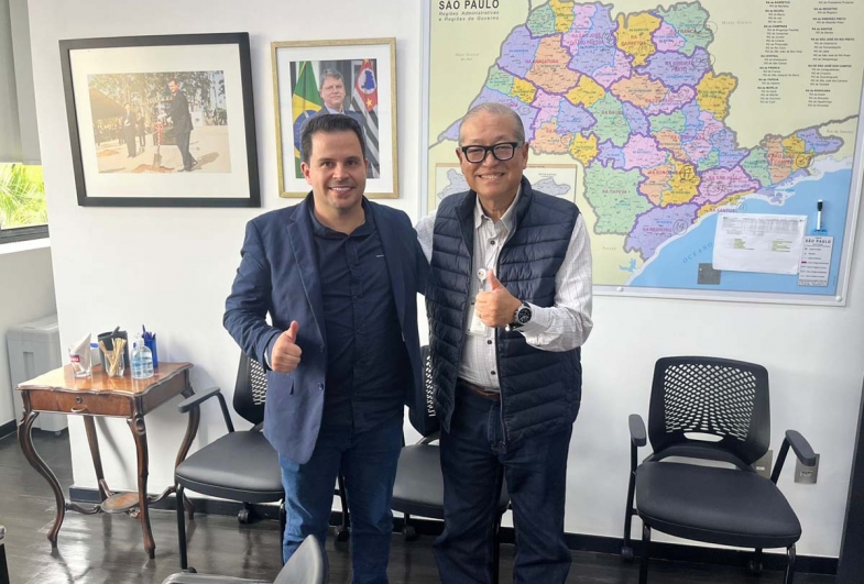 Prefeito Diego do Nino cumpre agenda no Palácio dos Bandeirantes e protocola projetos para Coronel Macedo