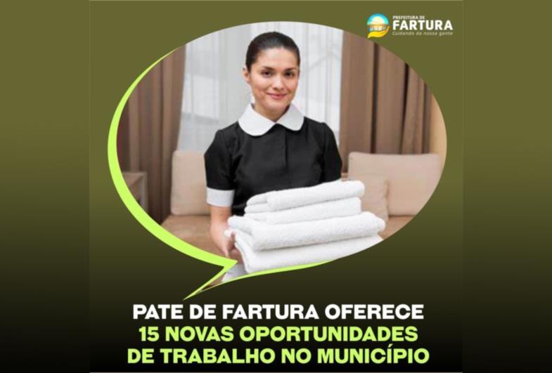 PATE oferece 15 novas oportunidades de trabalho no município