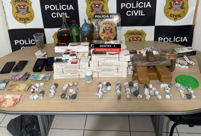 Prisão por tráfico de drogas leva à interdição de bar no centro de Piraju