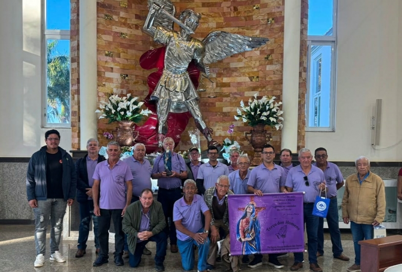 Terço dos Homens Mãe Rainha promoveu o 3° Encontro Interdiocesano no Santuário São Miguel Arcanjo