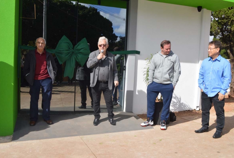 Presidente da Unimed Avaré Dr. Nilton José Gonçalves agradeceu a presença de todos na inauguração