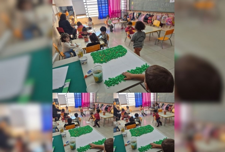 Projeto sobre o Meio Ambiente incentiva conscientização desde a infância na Escola Anaclite em Taguaí