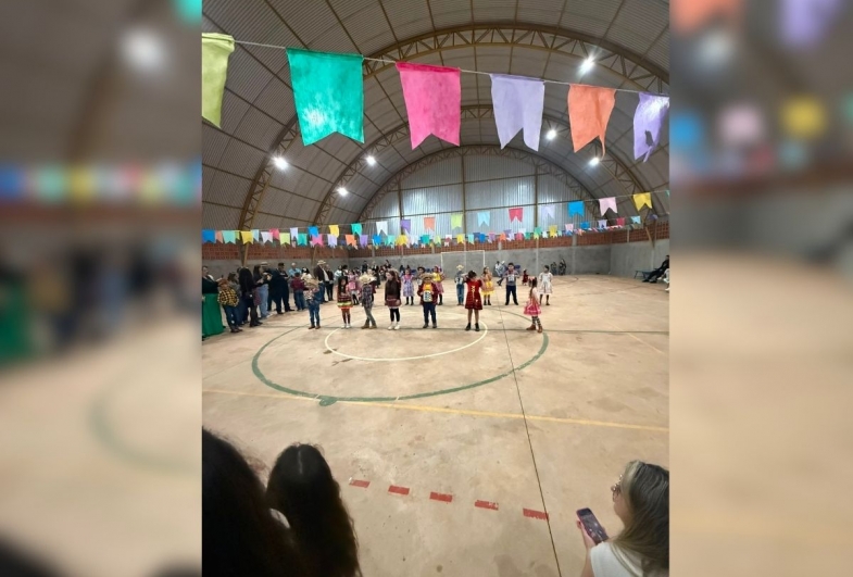 Os alunos encantaram o público