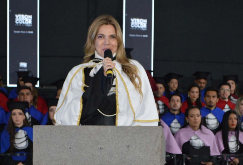 Chanceler e Reitora Jurídica Dra. Maria  Cristina Braga Chaddad Botafogo