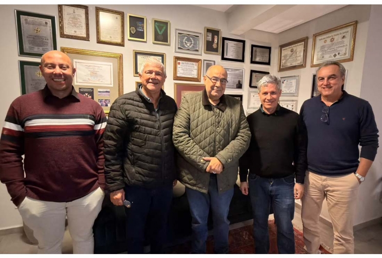 Ivan Skromov, Silvano Porto, Dr. Cláudio Salomão, Deputado Paulo Teixeira, ex-prefeito Wagner Bruno