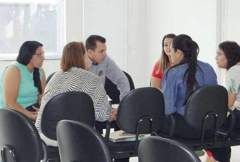 Munícipes fazendo intercambio experiências