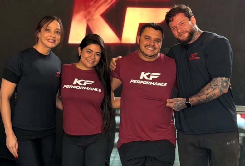 Denise, Carol, Alan e Gustavo