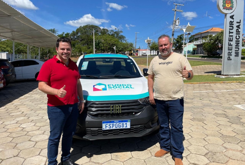 Diego do Nino Prefeito e o vereador Sandro Português