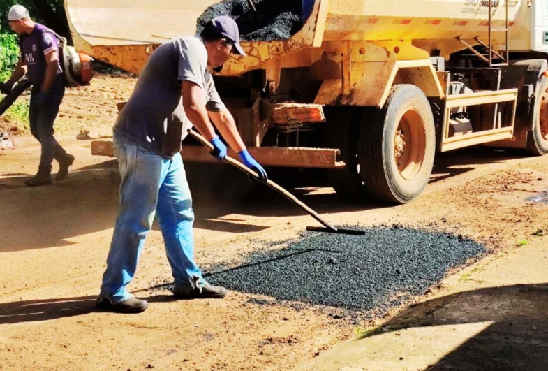 Força-tarefa no bairro Colina Verde