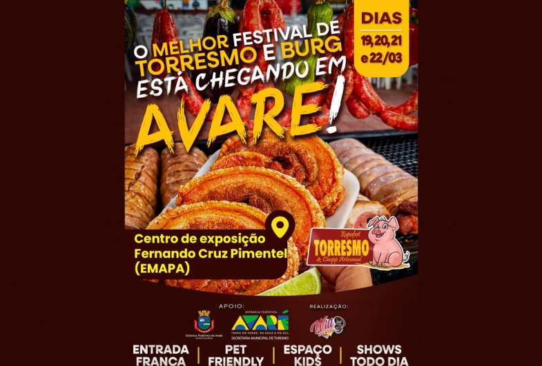 Avaré recebe nova edição do Festival do Torresmo e do Burg