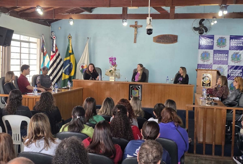 3º Fórum do Agosto Lilás, evento que integra a campanha nacional  de conscientização pelo fim da violência contra a mulher