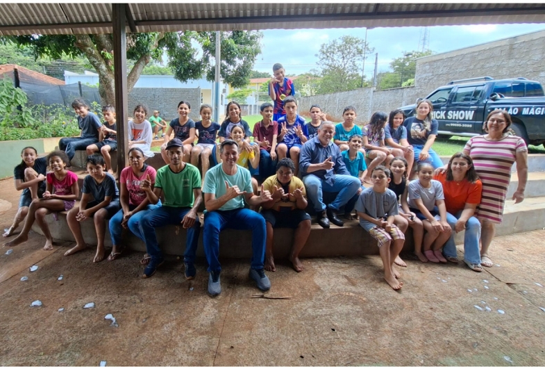 Encerramento do Projeto de Contraturno promove  integração e lazer entre os alunos em Taguaí