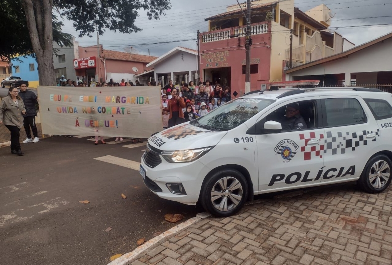 A Polícia Militar (PM) prestou apoio ao ato
