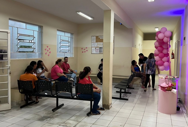 Ação contou com a participação de pacientes do Posto de Saúde