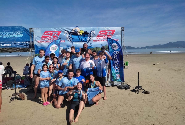 Natação de Avaré vence etapa do Circuito de Travessias Aquáticas