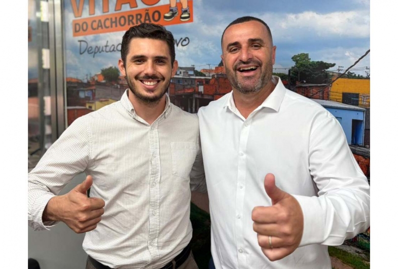 Carlos Rodolfo e deputado  estadual Vitão do Cachorrão