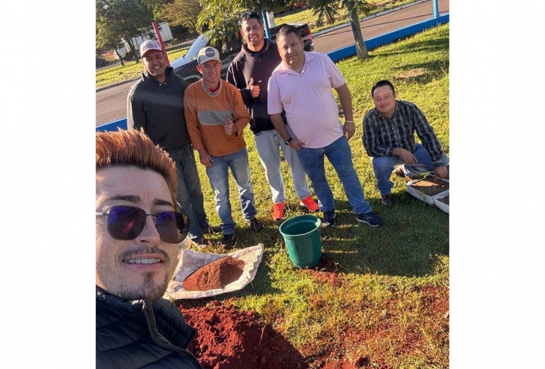 Giliard Marinho, Willian Fernandes, Marcos Bergamo, Marcos Custódio, Vereador Dudu da ambulância e o Danilo Soldera