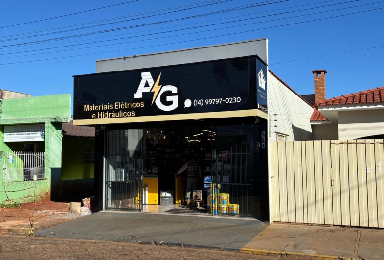 AG Materiais Elétricos e Hidráulicos oferece há 3 anos qualidade e variedade dos produtos em Fartura