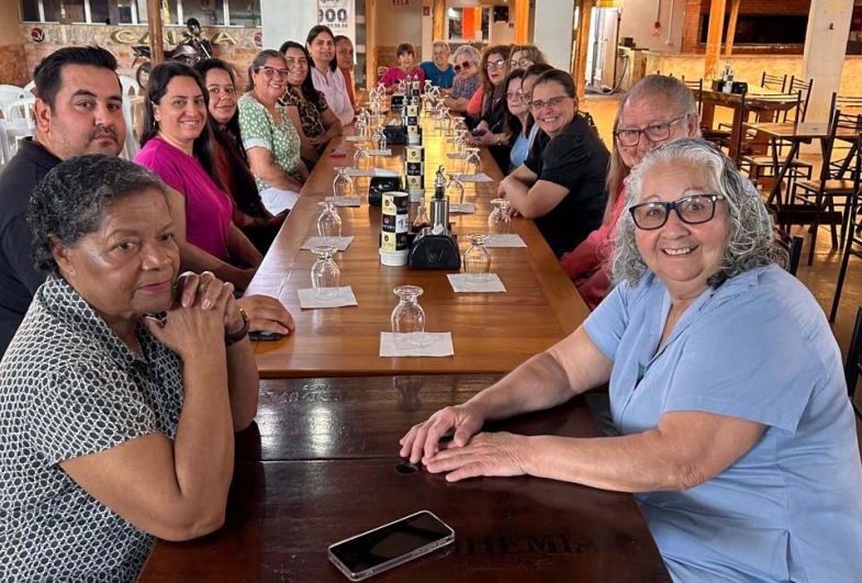 Os participantes estiveram na Chácara do Quati