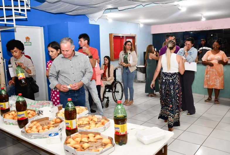 Foi servido um delicioso café para os participantes