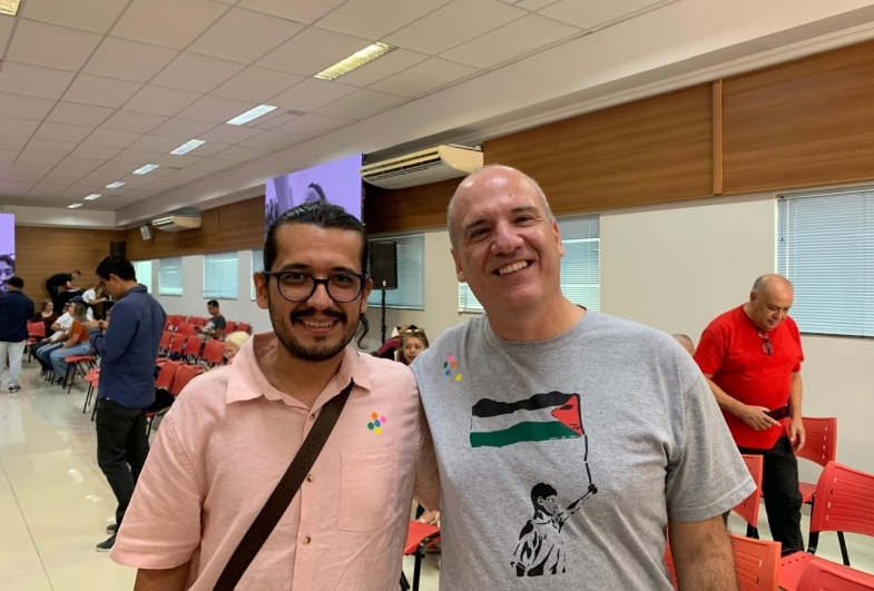 Vereador Professor Henrique e Paulo Henrique Soranz representante do Ministério da saúde