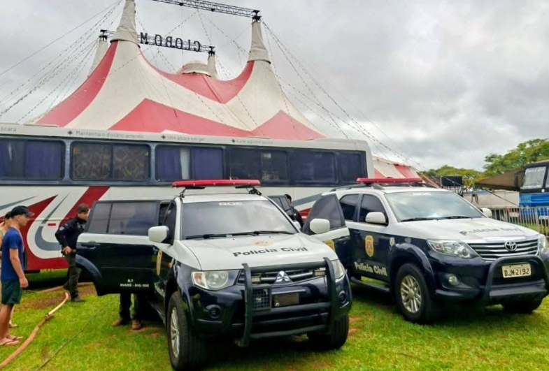 Casal de artistas circenses é preso em flagrante durante operação contra crimes sexuais em Avaré