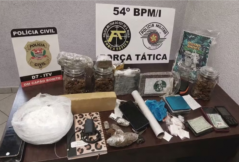 Polícia descobre 'casa-bomba' e prende casal suspeito com recém-nascido durante operação em Capão Bonito