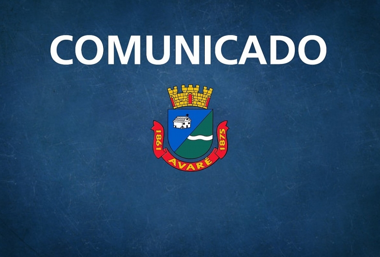 COMUNICADO DA PREFEITURA DE AVARÉ