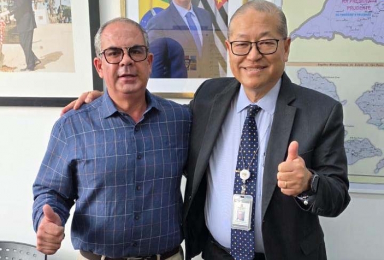 Marcão e Carlos Takahashi, da  secretaria de governo