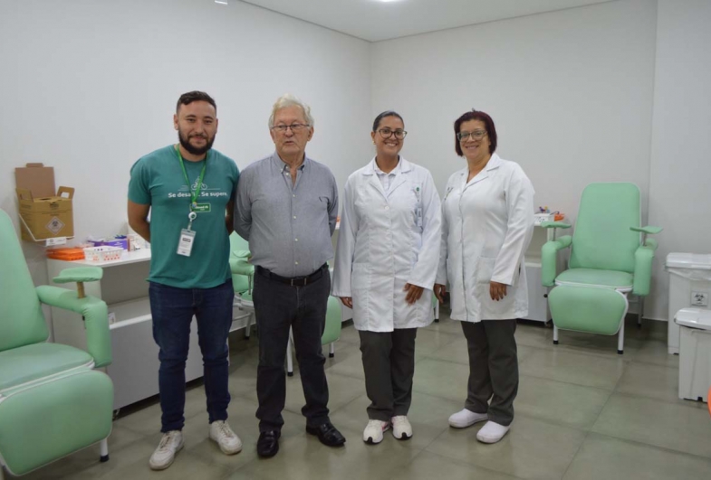 Biomedico Fernando, Dr. Nilton, Ingrid e Daniela