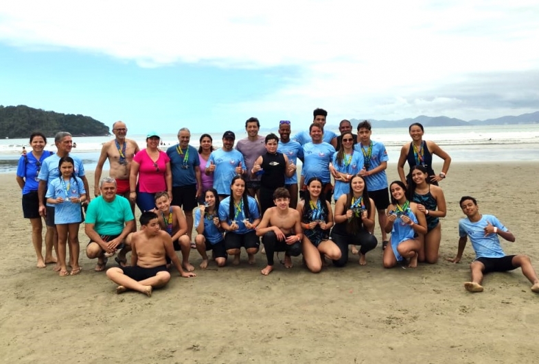 Equipe de natação de Avaré vence mais uma etapa do Circuito Paulista de Travessias Aquáticas