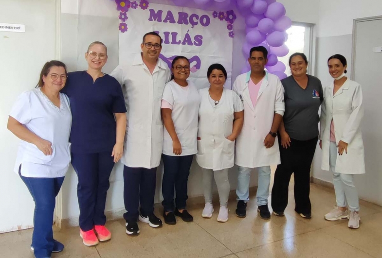 USF Duílio Gambini e USF Fernando Hirata realizam ação do Março Lilás