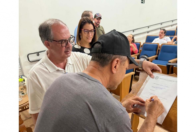 Prefeito Marcos e Sr. João