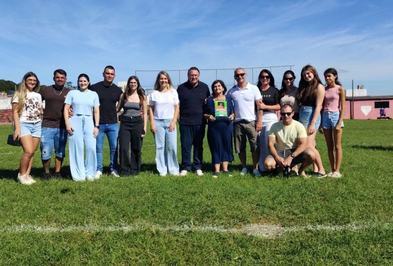 Família do homenageado Ronaldo de Araujo